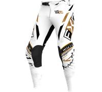 Pantaloni Cross FXR Podium Gladiator Bianco/Nero/Oro34 Bianco,Nero,Oro