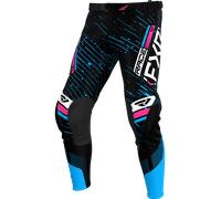 Pantaloni Cross FXR Podium Nero/Cyan/Rosa32 Nero,Cyan,Rosa