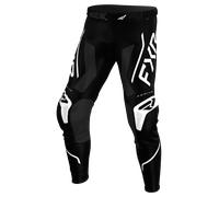 FXR Podium Relay Pantaloni da motocross, Bianco/nero, Taglia 28