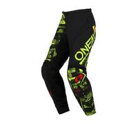 Oneal Element Attack Pantaloni Motocross, nero-giallo, taglia 30