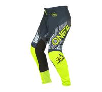 ONeal Element Camo V.22, pantaloni in tessuto 38 male Grigio/Grigio Chiaro/Giallo Fluo