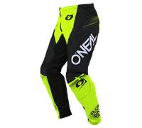 §Pantaloni Cross O'Neal Element Racewear Nero-Giallo Neon§