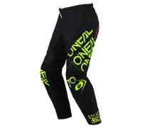 §Pantaloni Cross O'Neal Element Statici Nero-Giallo Neon§
