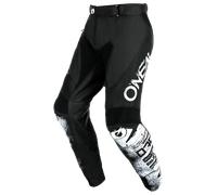 Pantaloni Cross O'Neal Mayhem Scarz Nero/Bianco32 Nero,Bianco