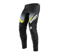 Pantaloni da motocross Shot Aerolite HVA 26 neri-grigi 26