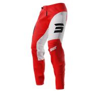 Shot Devo Star Pantaloni da motocross, bianco-rosso, taglia 30 per maschi