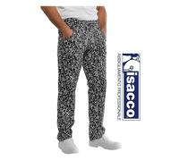 PANTALONI CUOCO MENU KOCHHOSEN ISACCO CHEF PANTS БРЮКИ 044672 Sushi Nero + Bianc