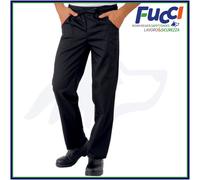 PANTALONI CUOCO PANTALACCIO DA LAVORO ELASTICO CHEF PIZZAIOLO CUCINA UOMO DONNA