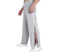 Pantaloni da allenamento da uomo pantaloni di riabilitazione Pantaloni da jogging con cerniera laterale Pantaloni sportivi da palestra a apertura completa dopo l'intervento Pantaloni da salotto con