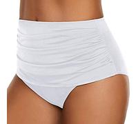 Pantaloni da Bagno Triangolo Tanga Mare Costume Mestruale Bikini Perizoma Senza Cuciture Vita Alta Perizoma Cotone Modellante Spiaggia Swimwear Push Up Assorbenti Post Parto Beachwear