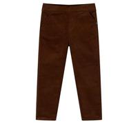 vidaXL Pantaloni da Bambino Cognac 128