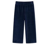 vidaXL Pantaloni da Bambino in Velluto a Coste Blu Marino 104