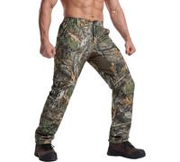 Pantaloni da caccia da uomo mimetici da trekking resistenti verdi 3XL 38W 34L
