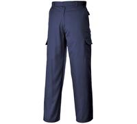 Pantaloni Da Combattimento Portwest In Policotone Blu Nave O Nero