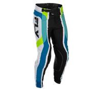 Pantaloni Da Cross FLY Racing Lite Current Edizione Limitata V26 Bianco/Lime/Blu32 Bianco,Lime,Blu