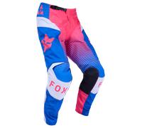 FOX 180 Collect Pantaloni da motocross, bianco-blu, taglia 30 per maschi