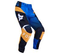 FOX 180 Collect Pantaloni da motocross, blu-giallo, taglia 30 per maschi