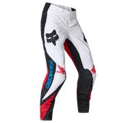 Pantaloni da Cross FOX 180 Honda Bianco/Rosso28 Bianco,Rosso