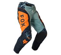 FOX 180 Image Print Pantaloni da motocross, blu-arancione, taglia 30 per maschi