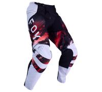 Pantaloni da Cross FOX 180 Kairos Bianco/rosso fluorescente32 Bianco,rosso fluorescente