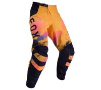 FOX 180 Kairos Pantaloni da motocross, nero-giallo, taglia 28 per maschi