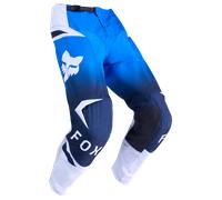 FOX 180 Shield Pantaloni da motocross, bianco-blu, taglia 28 per maschi