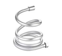 Pantaloni da doccia in PVC, 1,5/2/3 m, tubo flessibile ad alta pressione, anti-vento e anti-esplosione, con tubo flessibile G1/2, misura universale a prova di perdita per testa manuale (argento, 150