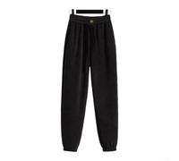Pantaloni da donna a coste, larghi, comodi, elasticizzati, per il tempo | Gamba larga, elastico in vita, morbido tessuto a coste, vestibilità ideale per taglie dalla M alla 3XL