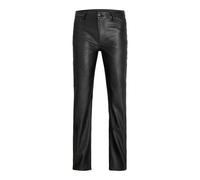 Pantaloni da donna a gamba tesa in pelle JJXX kenya Noir S
