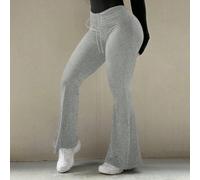 Pantaloni da donna a vita slim con gamba a zampa, comodi, adatti per la stagione di laurea e le vacanze primaverili del Giorno dell'Indipendenza L,M,S,XL,XSBlocchi di colore,Colore unico,Piante,stampa