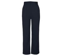 Pantaloni da donna ariosi espandibili in cotone con bottone a compressione da donna stretch striscia di lavoro bella cerniera tuta country asciugatura palestra pantaloni tuta, Marina Militare, XXL