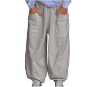 Pantaloni da donna Autunno Estate Flare Gamba Larga Plain Boot Cut Leg Pantaloni Pantaloni Donna 2025, U-029 Grigio, L