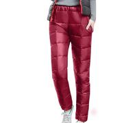 Pantaloni da donna in tinta unita con tasca verso il basso con risvolto, a vita alta, gamba dritta, taglie forti, pantaloni lunghi casual larghi, per uso quotidiano, caldo, autunno, inverno