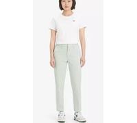 Pantaloni da donna Levis Essential Chino Pants Slim through, verde chiaro, W2...
