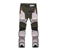 Pantaloni da donna per la cura degli uomini e della neve, Quick Dry Light Impermeabile Pantaloni invernali bianchi da donna stretch ospedale, verde militare, L