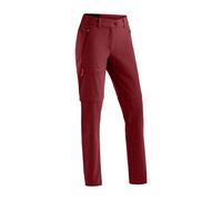 Pantaloni da escursionismo con gancio zip donna Maier Sports Nata 2 Rouge 50