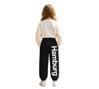 Pantaloni da Ginnastica Casual da Ragazza con Stampa Grafica a Lettere, st | Pantaloni da ginnastica casual da ragazza con stampa grafica a lettere, stile streetwear, vita elasticizzata, ideali per gio