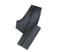Pantaloni da ginnastica da donna, alla moda, con cintura bassa, intervista, gamba larga, a strisce, morbidi, vestibilità a quadri, comodi e casual, Grigio, XL