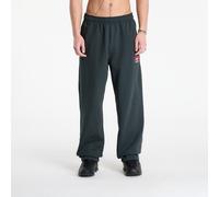 Pantaloni da ginnastica Nike Solo Swoosh Men's Fleece Open-Hem Pants Black Spruce/ White XS
