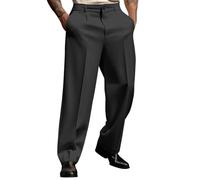 Pantaloni da Ginnastica Uomo Jogging Eleganti Lunghi Pantaloni Sportivi Estivi Cotone Running Corsa Pantaloni Cargo Pantaloni Casual Larghi Elasticizzati con Tasche Pantaloni Golf Uomo