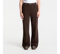 Pantaloni da ginnatica Calvin Klein Jean Terry Logo Waitband Track Pant Dark Coffee S