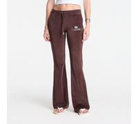Pantaloni da ginnatica porty & Rich Juicy cript Velour weatpant Chocolate S