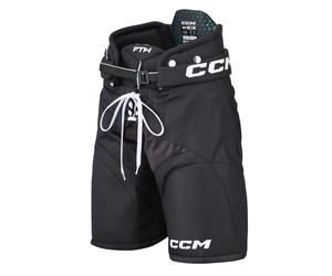 Pantaloni da hockey CCM JetSpeed FTWomen Velcro Black Junior M