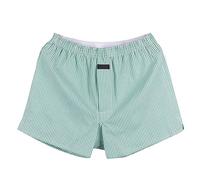 Pantaloni da in cotone allentato pantaloni piatti in cotone di grandi dimensioni pantaloni da pigiama da casa pantaloncini da (Green, M) #