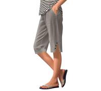 Pantaloni da jogging da donna, pantaloni estivi casual, pantaloni estivi da donna, elastico in vita, comodi da indossare, pantaloni eleganti con orlo diviso, per abiti da vacanza, Gy1, S