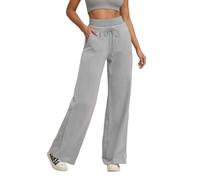 Pantaloni da jogging da donna, pantaloni sportivi in tessuto, casual, da donna, a vita alta, con coulisse, morbidi, comodi, elastici, per allenamento, yoga, corsa, attività all'aperto, GY2, M