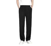 Pantaloni da jogging da uomo, per il tempo libero, per l'uso quotidiano, traspiranti, comodi, vestibilità larga, pantaloni dritti, perfetti per primavera, estate e autunno, si adattano bene alle