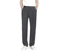 Pantaloni da jogging da uomo, per il tempo libero, per l'uso quotidiano, traspiranti, comodi, vestibilità larga, pantaloni dritti, perfetti per primavera, estate e autunno, si adattano bene alle