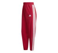 adidas Femme Train Essentials 3-Stripes Woven Pants, Active Maroon/White, XL