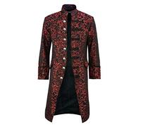 Pantaloni da jogging Gotico Freck Bottoni Moda Cappotti per Uomo Cappotti & Giacche Cappotto Trench Uomo, Colore: rosso, M